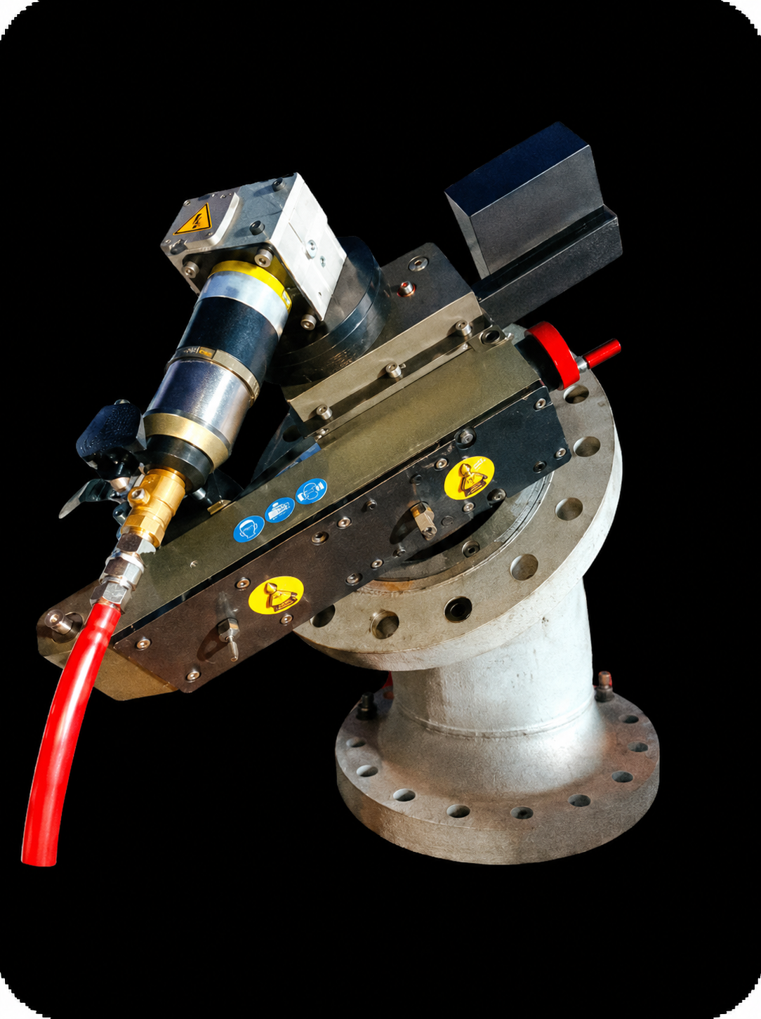 Máquina para refrentado de bridas